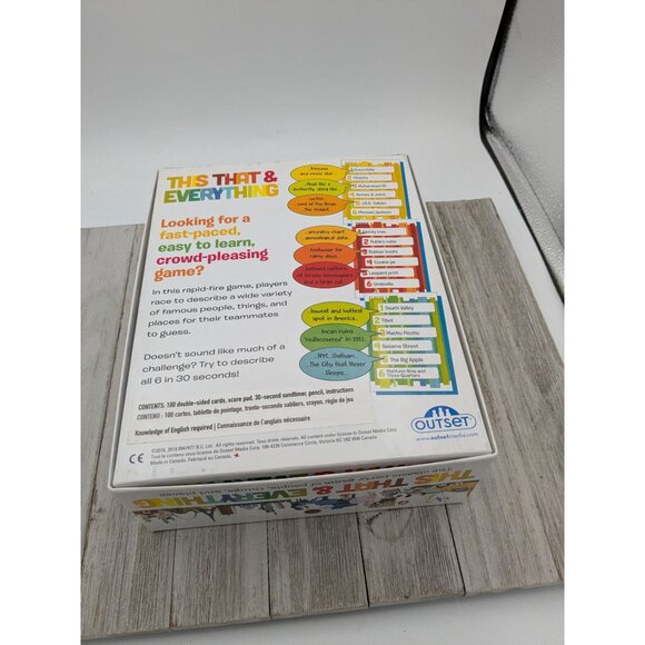This That & Everything Party Game By Outset Complete - Picture 7 of 7
